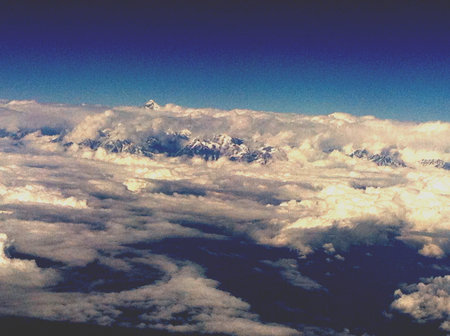The tallest mountain on the earth Himalaya