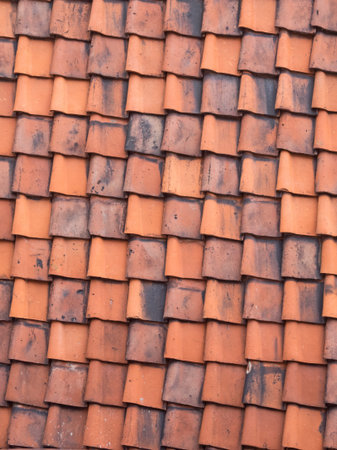 Red roof tiles to use as background