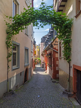 Old town at Bernkastel-Kues at river Moselleのeditorial素材