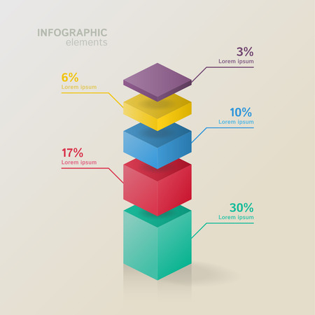 Infographic elements, design templateのイラスト素材