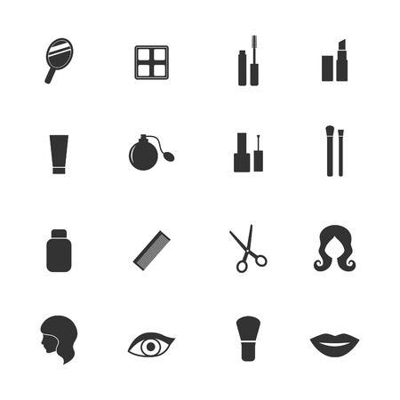 Beauty iconsのイラスト素材