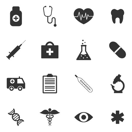 Medical iconsのイラスト素材