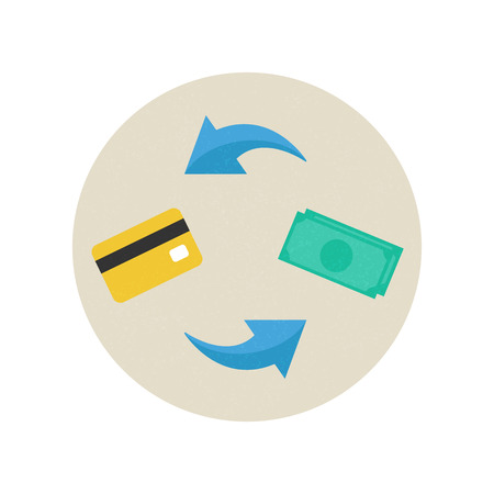 Payment concept. Vector illustration, icon, flat styleのイラスト素材
