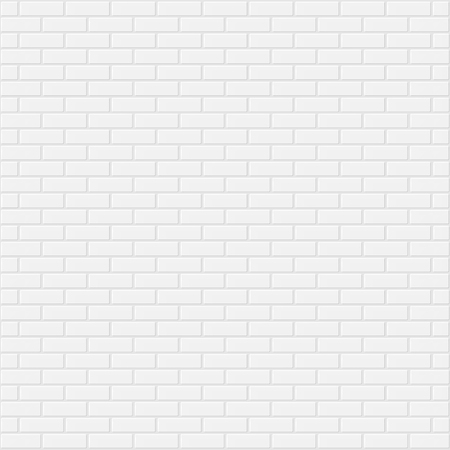 White brick wall realistic background vector illustrationのイラスト素材