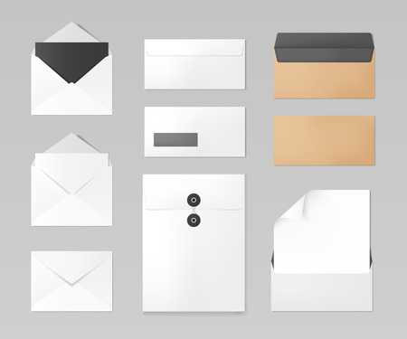 Set of corporate identity and branding template. Business stationery mockupのイラスト素材