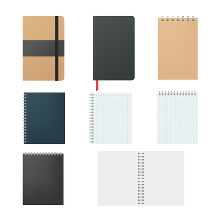 Set of notepadsのイラスト素材