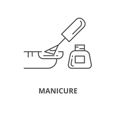 Manicure vector illustrationのイラスト素材