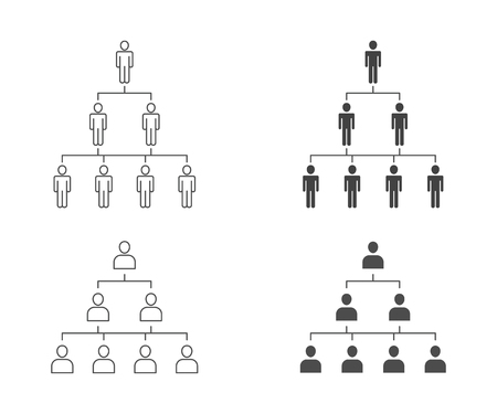 People hierarchy, vector illustrationの写真素材