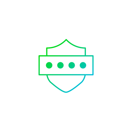 Password security vector iconのイラスト素材