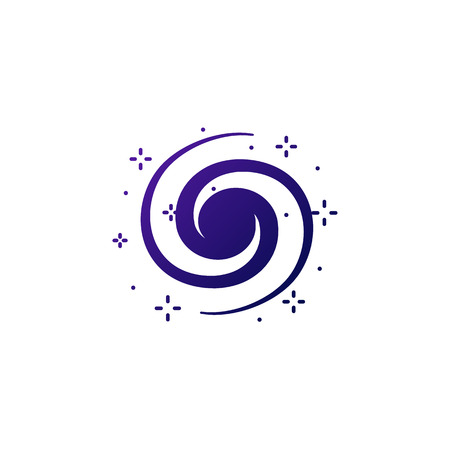 Galaxy icon, vector illustrationのイラスト素材