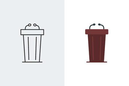 Rostrum vector iconのイラスト素材
