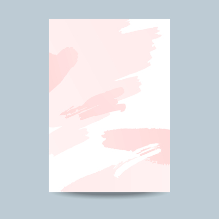 Abstract pastel pink brush backgroundのイラスト素材