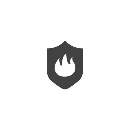 Fire protection vector iconのイラスト素材