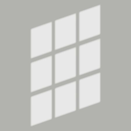 Window frame shadow mockup, natural soft lighteningのイラスト素材