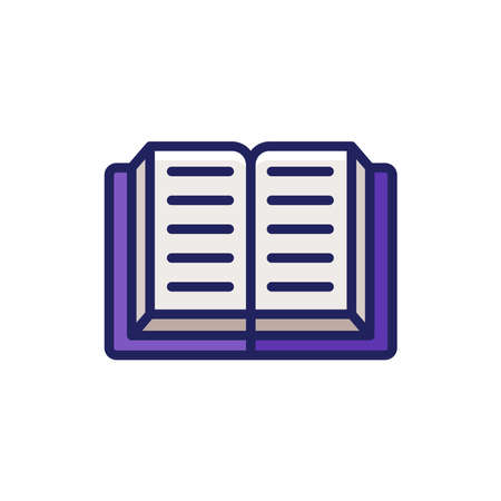 Book icon line styleのイラスト素材