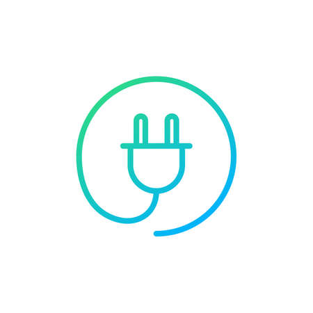 Electricity vector iconのイラスト素材