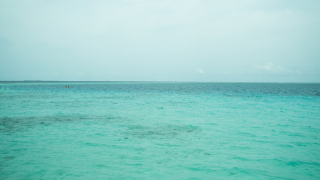 clear blue ocean in maldives