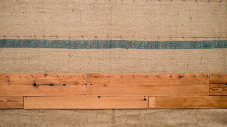 fabric and wood background patternの写真素材