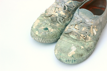 Painter's shoesの写真素材