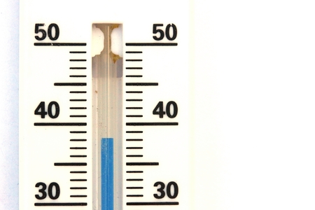 38 celcius degree of termometer