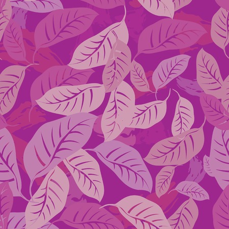 Vector foliage background (seamless pattern)のイラスト素材
