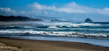 Oregon Coast at Sand Lake, Oregonの写真素材