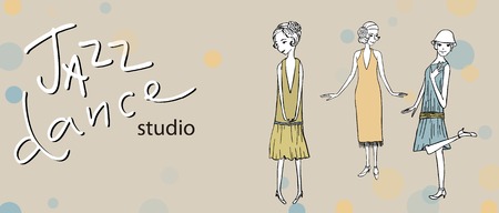 illustration of three girlsのイラスト素材