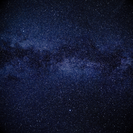 Night sky stars glowing in the sky