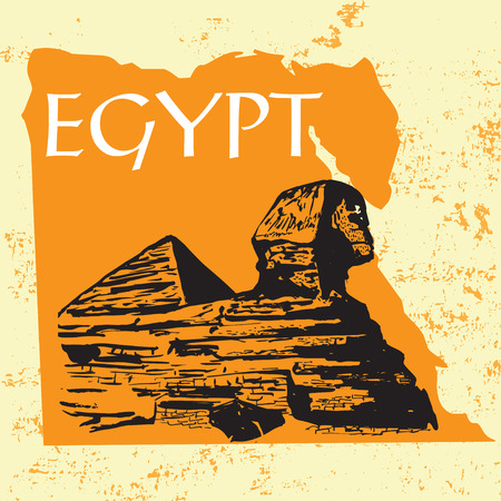 Great Sphinx of Gizaのイラスト素材
