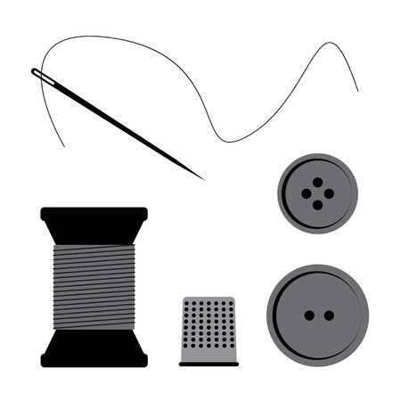 Isolated computer icons set  - tailor iconsのイラスト素材