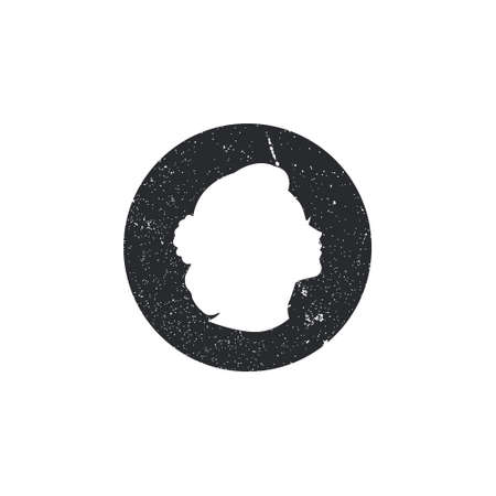 Beauty Greek Myth Woman God Goddess Head Sculpture logo applied for beauty and spa logo design inspiration.のイラスト素材