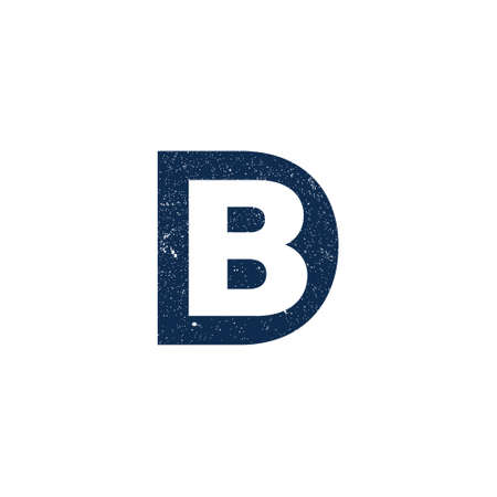Initial DB Letter Logo applied for business and finance logo design inspiration.のイラスト素材