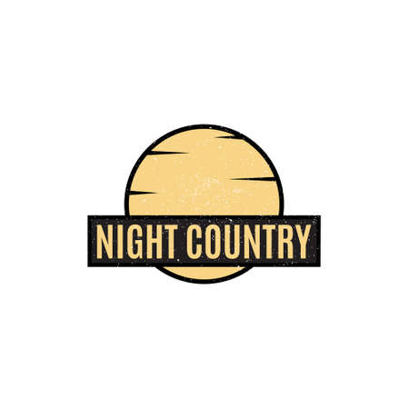Vintage Night Country Logo applied for cafe and bar logo design inspiration.のイラスト素材