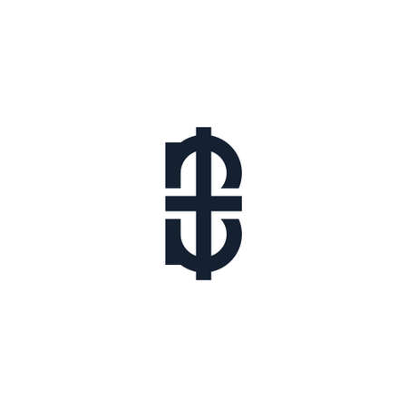 abstract initial letter BT logo in blue color isolated in white background applied for NFT project logo also suitable for the brands or companies that have initial name BT or TBのイラスト素材