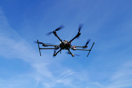 drone esacopterの写真素材