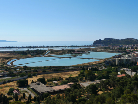 Cagliari salineの写真素材