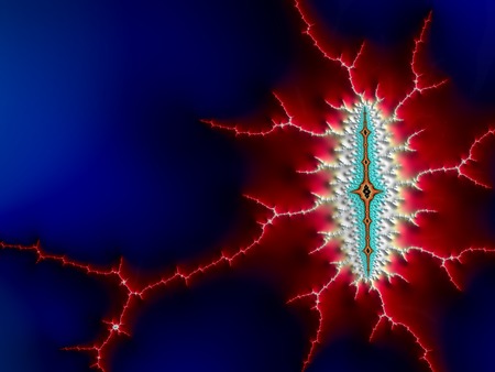 fractal image pc renderingの写真素材