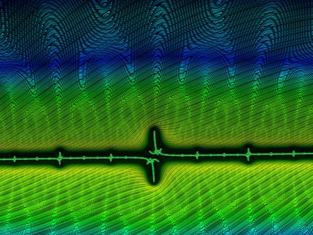 fractal pc rendering color grading iterationの写真素材