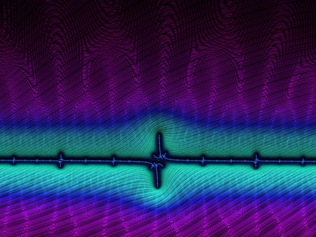 fractal pc rendering color grading iterationの写真素材