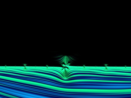 fractal pc rendering color grading iterationの写真素材