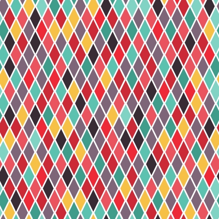 Colorful tiles seamless vector pattern.のイラスト素材