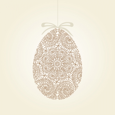 Easter greeting card with egg.のイラスト素材