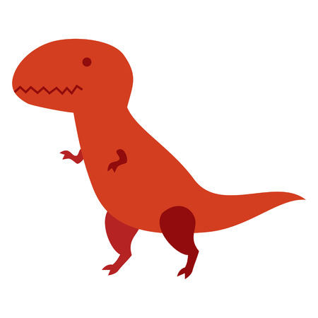 Cartoon dinosaur isolated vector character.のイラスト素材
