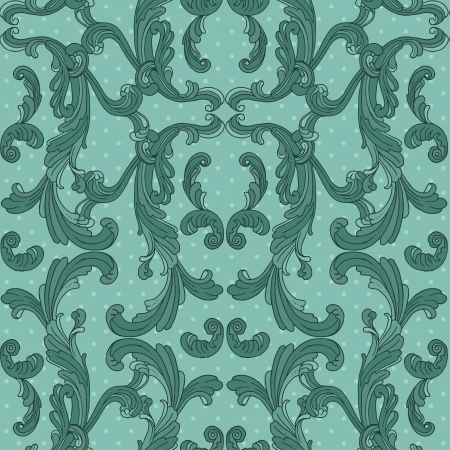 Baroque style seamless pattern.のイラスト素材