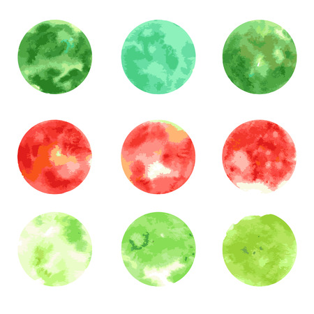 Watercolor-style spot vector seamless background.のイラスト素材