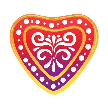 Christmas tree toy isolated on white background. Vector illustration. Winter Holidays and Celebrations concept. Balls, star, candy.のイラスト素材