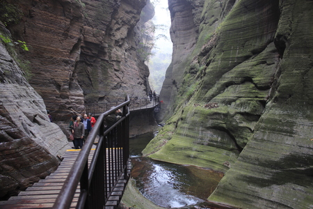 Henan Luoyang Gorge viewのeditorial素材