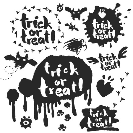 Trick or treat doodle icon.のイラスト素材