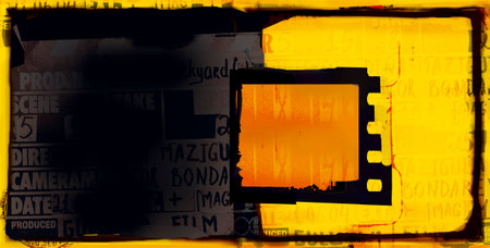 Background of retro film overly, image with scratch, dust and light leaks for booklet, photo album,...