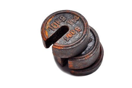 Test weight is the weight used in weighing の写真素材